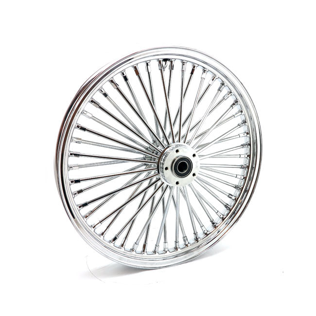 Mcs Radial 48 Fat Spoke Front Wheel 2.15 X 21 Sf Chrome Front Wheels 21 Inch Mcs