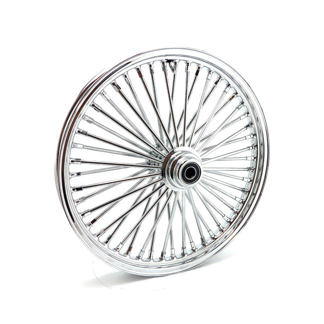 Mcs Radial 48 Fat Spoke Front Wheel 2.15 X 21 Sf Chrome Front Wheels 21 Inch Mcs
