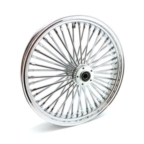 Mcs Radial 48 Fat Spoke Front Wheel 3.50 X 21 Df Chrome Front Wheels 21 Inch Mcs