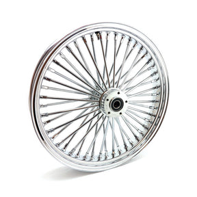 Mcs Radial 48 Fat Spoke Front Wheel 3.50 X 21 Df Chrome Front Wheels 21 Inch Mcs