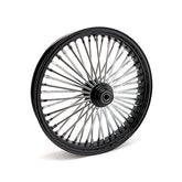 Mcs Radial 48 Fat Spoke Front Wheel 3.50 X 21 Sf Black Front Wheels 21 Inch Mcs