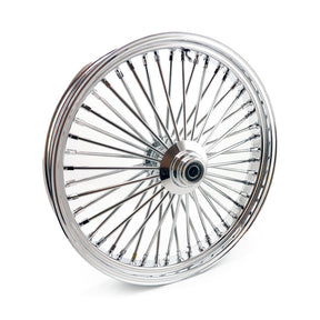 Mcs Radial 48 Fat Spoke Front Wheel 3.50 X 23 Sf Chrome Front Wheels 23 Inch Mcs