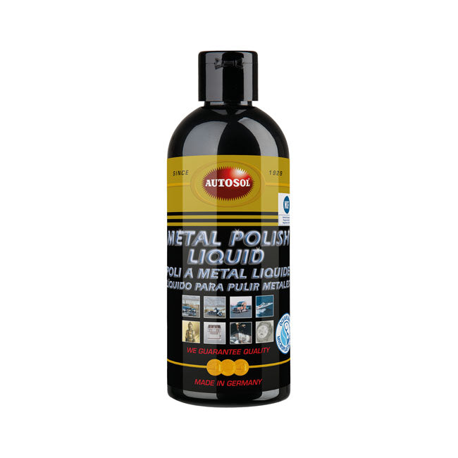 Autosol, Metal Polish Liquid. 250cc Bottle Bike Cleaners And Polishing Autosol
