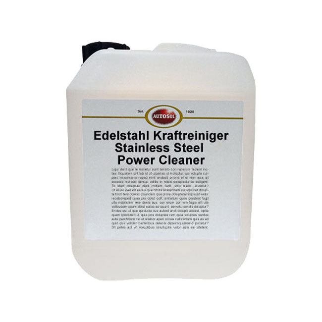 Autosol, Stainless Steel Power Cleaner. Canister 10 Liter Bike Cleaners And Polishing Autosol