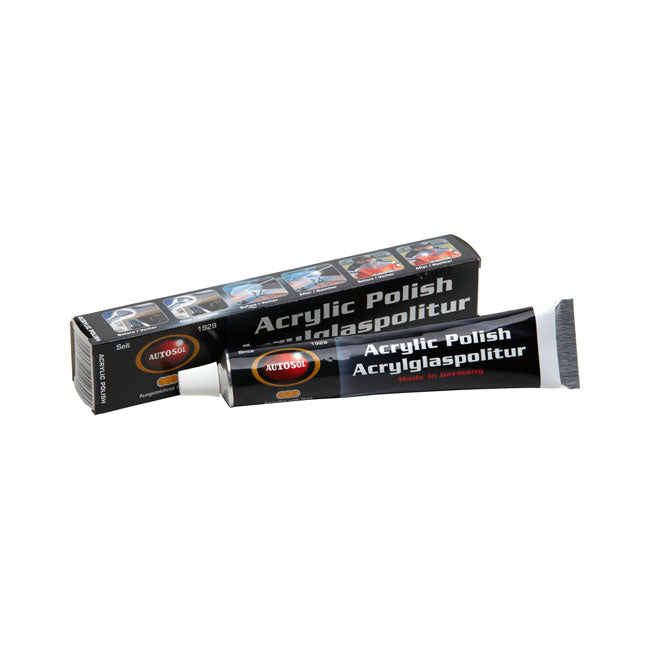 Autosol, Acrylic Glass Polish. Tube 75cc Bike Cleaners And Polishing Autosol