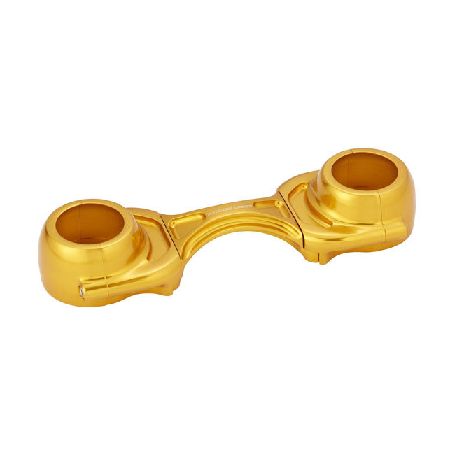 Arlen Ness Method® Fork Brace, Gold - 49mm Dyna Fork Braces Arlen Ness