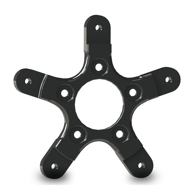 Arlen Ness 11.8" Front Brake Rotor Adapter Kit, Black - 08+ Touring Brake Rotor Adapters Arlen Ness