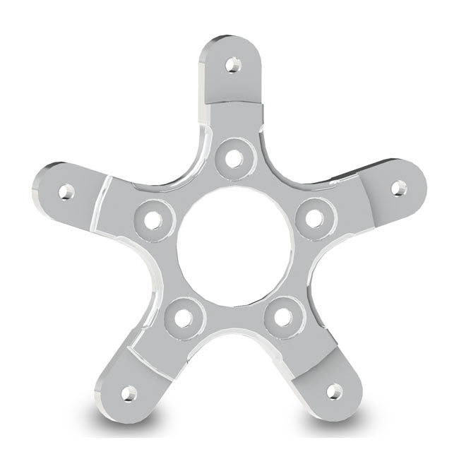Arlen Ness 11.8" Front Brake Rotor Adapter Kit, Chrome - Touring Brake Rotor Adapters Arlen Ness