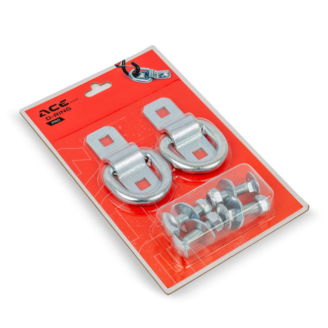 Ace Bikes, D Ring Heavy Duty Duo. 2250kg Tie Downs Acebikes