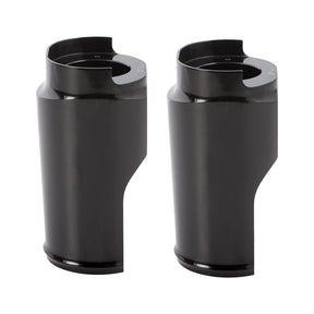 Arlen Ness, Smooth fork boots for fat wheels. Black FORK BOOTS Arlen Ness