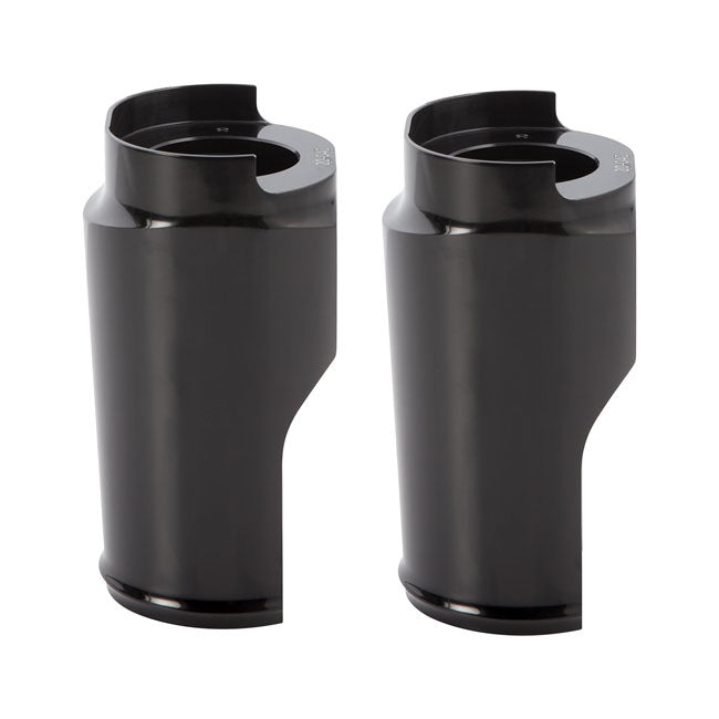 Arlen Ness, Smooth fork boots for fat wheels. Black FORK BOOTS Arlen Ness