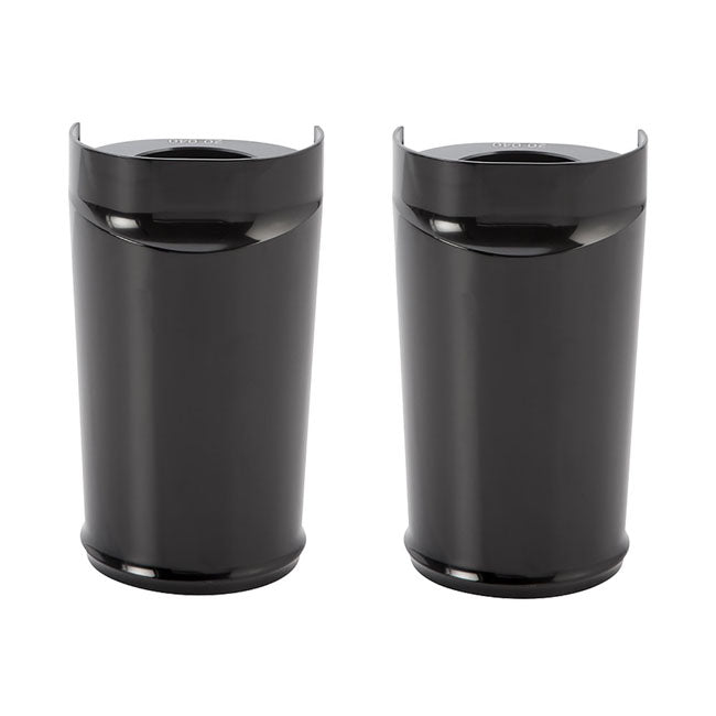 Arlen Ness, Smooth fork boots for fat wheels. Black FORK BOOTS Arlen Ness