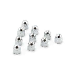 Colony, M10 x 1.25 acorn nuts, chrome. Low Crown NUTS METRIC Colony