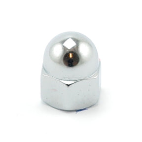 Colony, M10 x 1.25 acorn nuts, chrome. Low Crown NUTS METRIC Colony