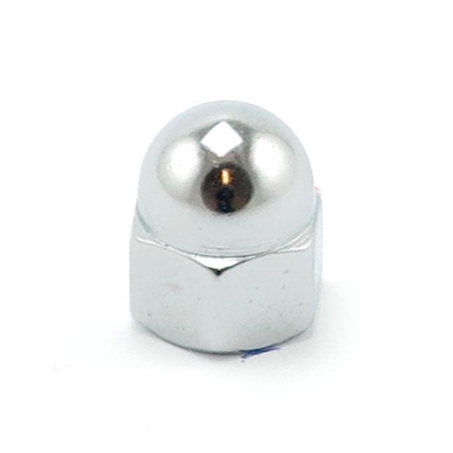 Colony, M10 x 1.25 acorn nuts, chrome. Low Crown NUTS METRIC Colony