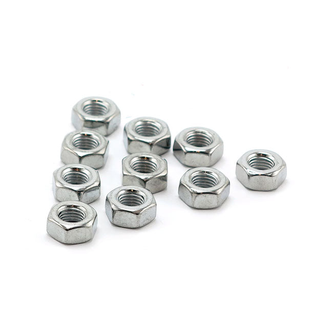 Colony M10 x 1.25 Hex nuts. Chrome NUTS METRIC Colony
