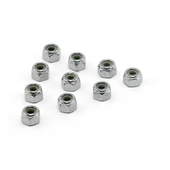 Colony 1/4-20 nylon insert lock nuts chrome NUTS USA SIZES Colony