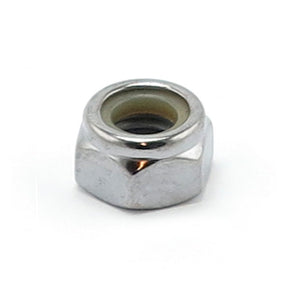 Colony M8 x 1.25 Nylon insert lock nuts. Chrome NUTS METRIC Colony