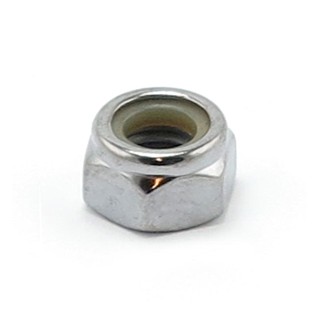 Colony M8 x 1.25 Nylon insert lock nuts. Chrome NUTS METRIC Colony