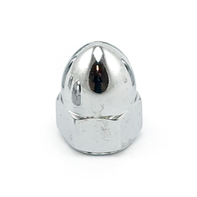 Colony, 1/4-20 acorn nuts chrome. High Crown NUTS USA SIZES Colony