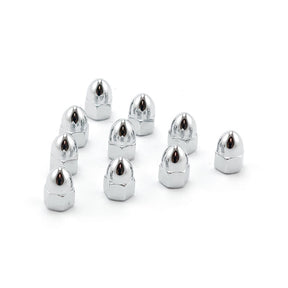 Colony, M10 x 1.25 acorn nuts chrome. High Crown NUTS METRIC Colony