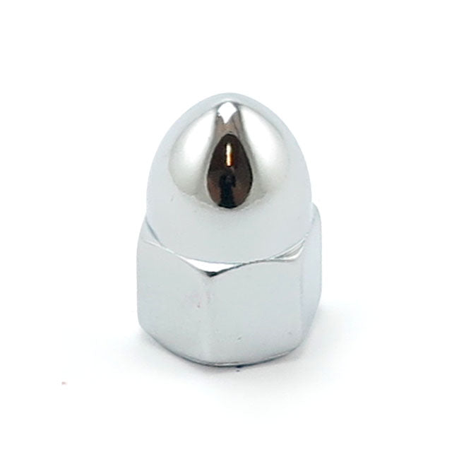 Colony, M10 x 1.25 acorn nuts chrome. High Crown NUTS METRIC Colony
