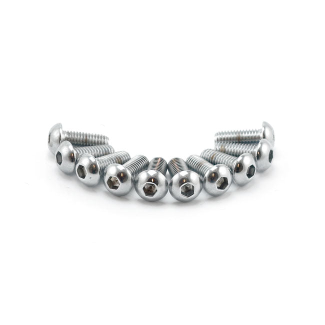 Colony 8mm x 20mm button head allen bolts chrome BOLTS METRIC SIZES Colony