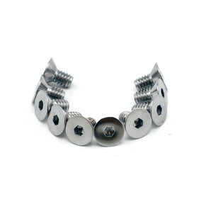 Colony 1/4-20 x 1/2 flat head allen bolts chrome BOLTS USA SIZES Colony