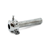 Universal metal throttle grip 7/8"/22mm handlebars, chrome THROTTLE MISC Emgo