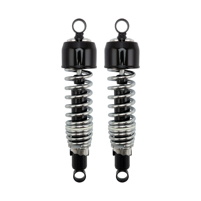 Emgo shock absorbers black/chrome SHOCK ABSORBERS Emgo