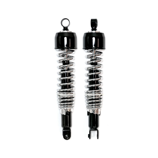Emgo shock absorbers black/chrome SHOCK ABSORBERS Emgo