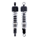 Emgo shock absorbers black/chrome SHOCK ABSORBERS Emgo