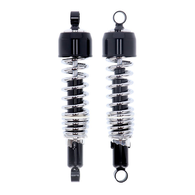 Emgo shock absorbers black/chrome SHOCK ABSORBERS Emgo