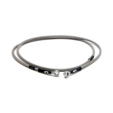 Goodridge brake line upper front, stainless clear coated BRAKE LINE KITS Goodridge