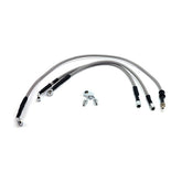 MCS by Goodridge brake line front, stainless clear coated BRAKE LINE KITS Mcs