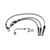 MCS by Goodridge brake line front, stainless clear coated BRAKE LINE KITS Mcs