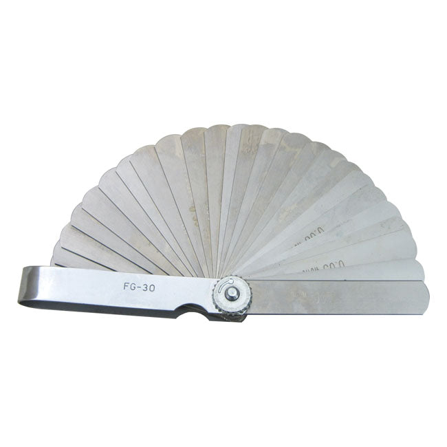 Lang Tools, 25 Blade Feeler Gauge Blade Set. Metric Sizes Feeler Gauges Lang Tools