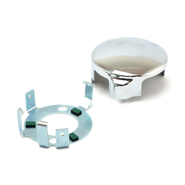 M8 Starter Motor End Cover Kit, Chrome Starter Covers Mcs