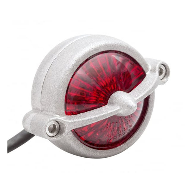 Motone, Bel Air Led Taillight. Shot Blast, No Bracket. Ece Taillights Motone