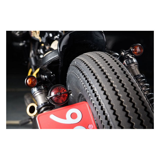 Motone, Bel Air Led Taillight. Black, No Bracket. Ece Taillights Motone