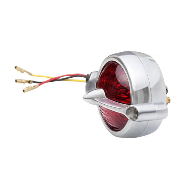 Motone, Bel Air Led Taillight. Polished, No Bracket. Ece Taillights Motone