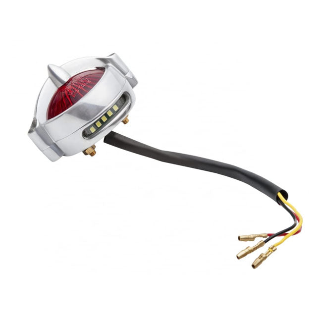 Motone, Bel Air Led Taillight. Polished, No Bracket. Ece Taillights Motone