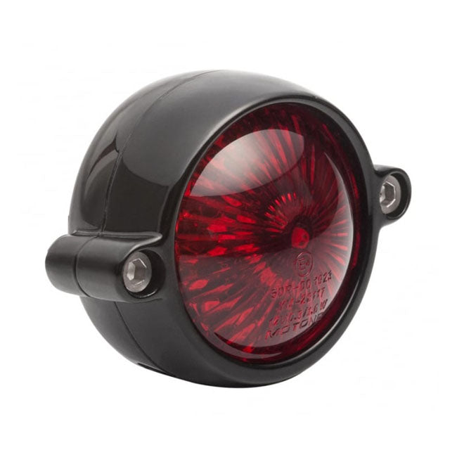 Motone, Eldorado Led Taillight. Black, No Bracket. Ece Taillights Motone