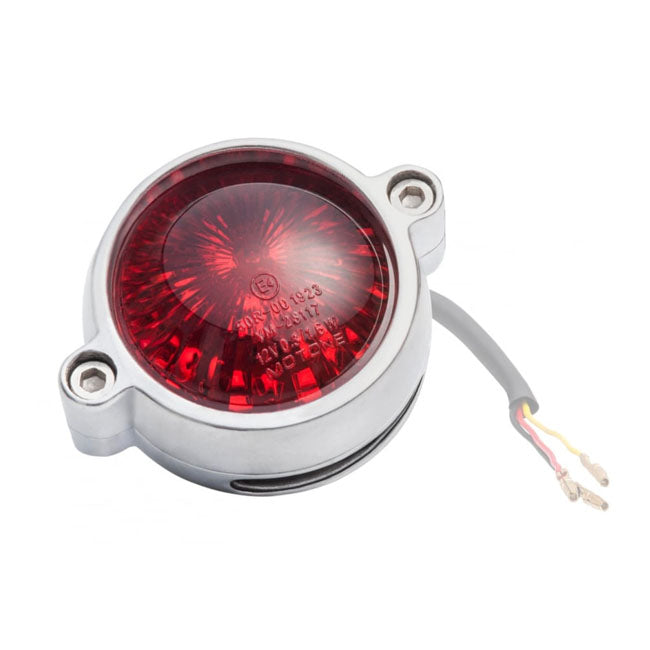 Motone, Eldorado Led Taillight. Polished, No Bracket. Ece Taillights Motone
