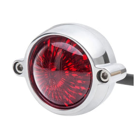 Motone, Eldorado Led Taillight. Polished, No Bracket. Ece Taillights Motone