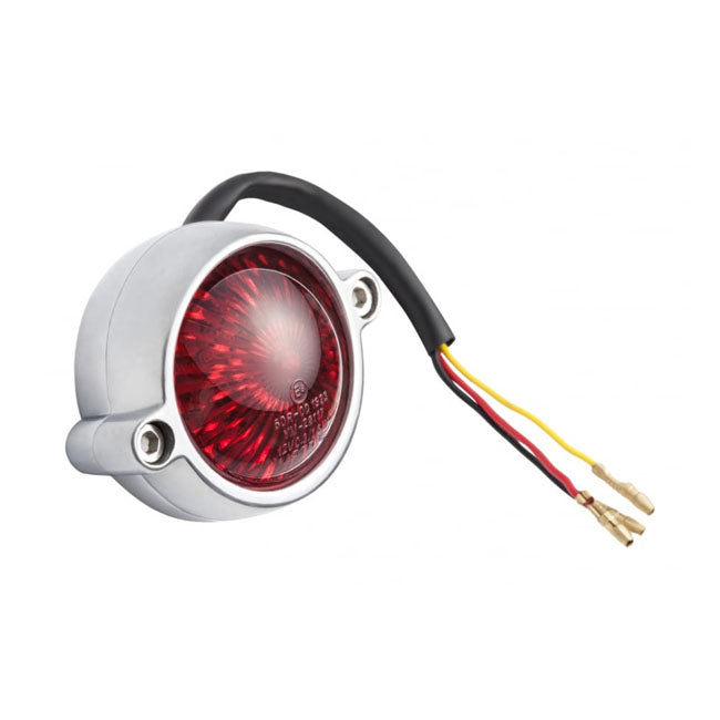Motone, Eldorado Led Taillight. Polished, No Bracket. Ece Taillights Motone