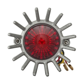 Motone, Big Fin Led Taillight. Shot Blast, No Bracket. Ece Taillights Motone