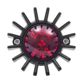 Motone, Big Fin Led Taillight. Black, No Bracket. Ece Taillights Motone