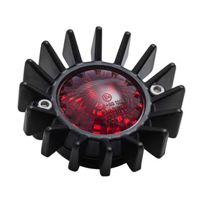 Motone, Big Fin Led Taillight. Black, No Bracket. Ece Taillights Motone