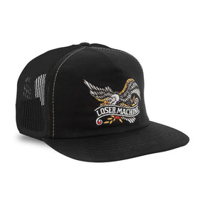 Loser Machine Glory Trucker Cap Black/Black Caps Loser Machine Company